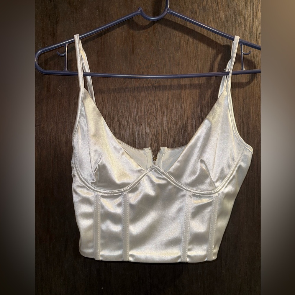 Silk Corset Crop
